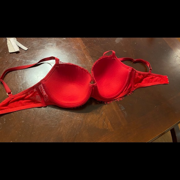 Victoria’s Secret red lace Dream Angels bra sz 36D - Picture 3 of 5